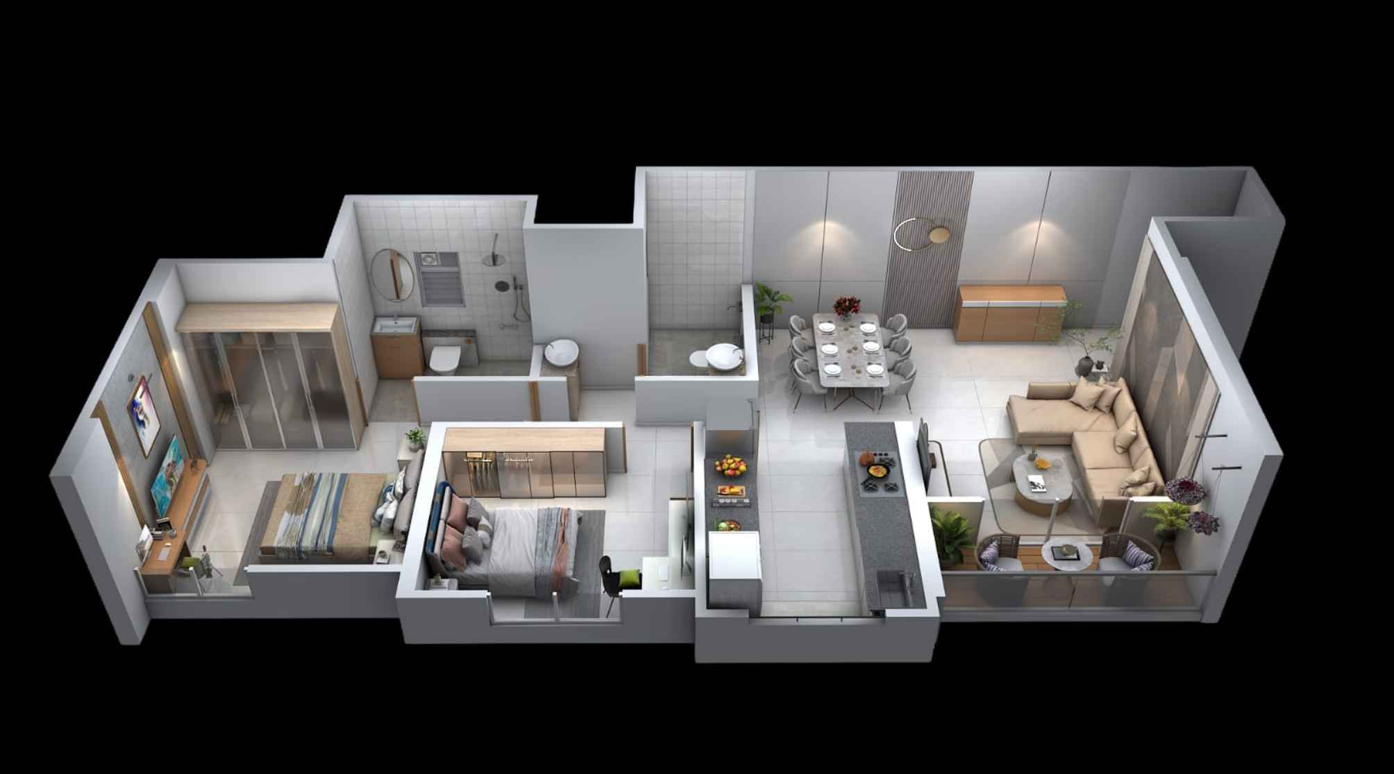 Goel-Ganga-Genesia-2BHK-Floorplan